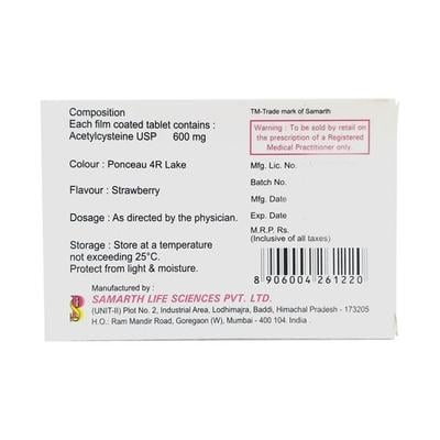 Mucomix 600mg Tablet 10'S - Cough And Cold-Cou
