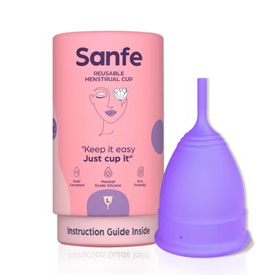 Sanfe Reusable Menstrual Cup - Large 2's - Menstrual Cups