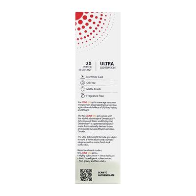 ACNE UV NEW SPF 50 + PA ++++ ADVANCED LIGHT PROTECTION UV+BLUE+VISIBLE+IR SUNSCREEN SILICONE Gel 50g - Sun Protectors-Emo