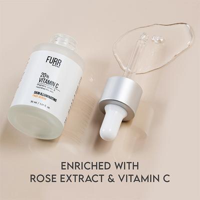 FURR By Pee Safe 20% Vitamin C Skin Face Serum For Skin Illumination Brightens, Tones, & Nourishes the Skin 30 ml - Face Gels