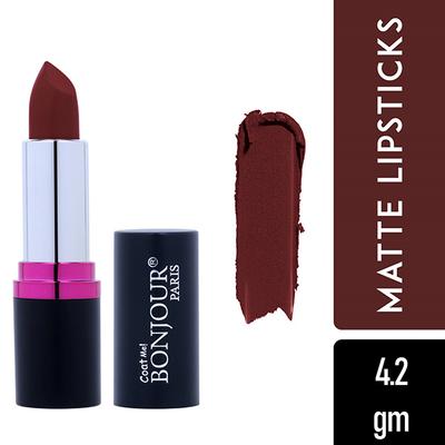 Bonjour Paris Silk Matte Lipstick-Dusky Pink 4.2 gm - Lipsticks