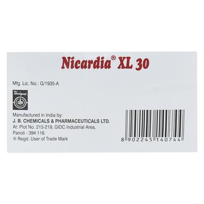 NICARDIA XL 30 Tablet 15's - Hypertension-Cal
