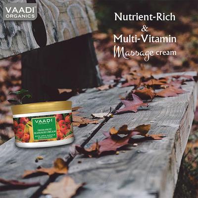 Fresh Fruit Massage Cream With Apple Papaya & Kukum Butter 500 gm - Creams/Oils/Lotions