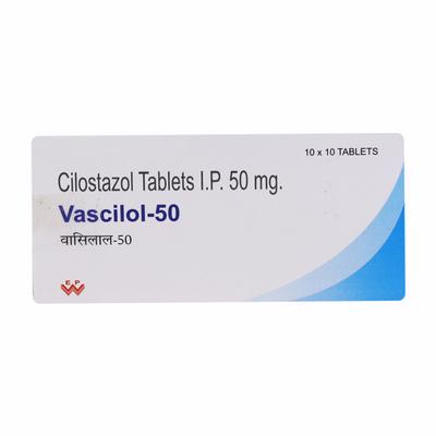 Vascilol 50mg Tablet 10'S - Intermittent Claudication-Per