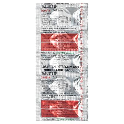 Zilos H Tablet 10'S - Hypertension-Ang