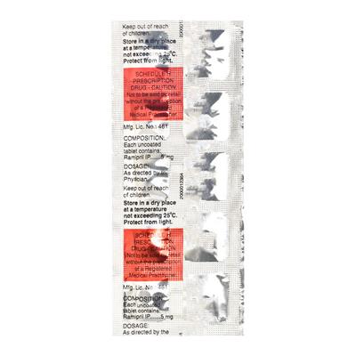 Ziram 5mg Tablet 10'S - Hypertension-ACE