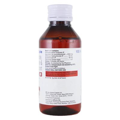 ASTHALIN AX JR Expectorant 100ml - Cough And Cold-Cou
