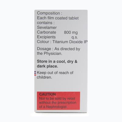 Sevcar 800mg Tablet 10'S - Kidney Disease/Stones-Oth
