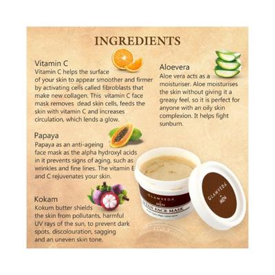 Glamveda Men De Tan Face Mask 80 gm - Masks & Peels