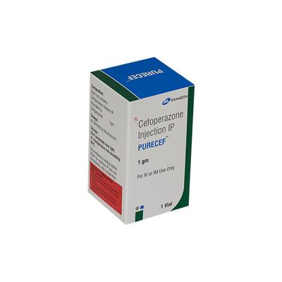 Purecef 1000mg Injection 1'S - Bacterial Infections-Cep