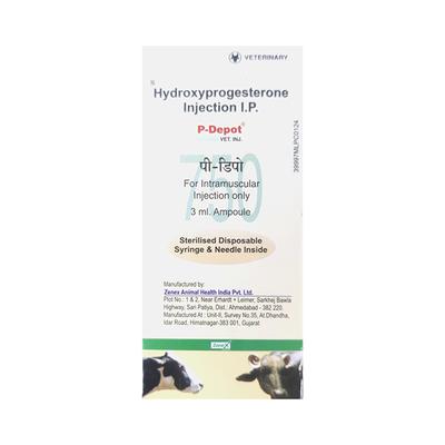 P DEPOT (VET) Injection 3ml - Veterinary-Pharma