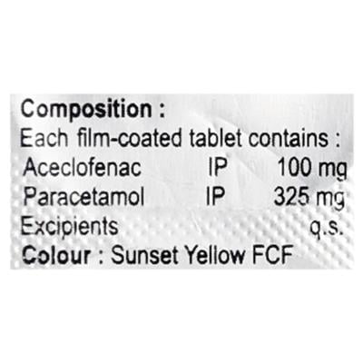 DELZINAC P Tablet 10's - Pain relief-Nsa