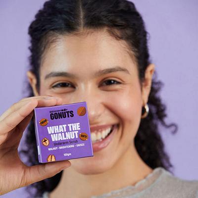 GONUTS By Bewakoof What the Walnut Underarm Scrub 100 gm - Hand Creams