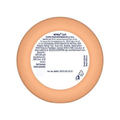 Nivea Soft Moisturising Cream Playfull Peach 200 ml - Lotions & Creams