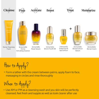 L'Occitane Divine Cleansing Foam 125 ml - Face Wash & Cleansers