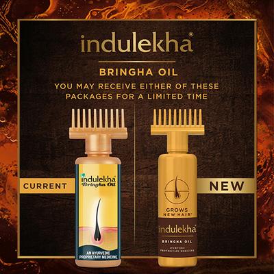 Indulekha Bringha Oil, Reduces Hair Fall And Grows New Hair 250 ml - Hair Oils
