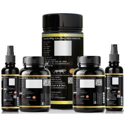 Zenius Xtra Power Gold Powder 100 gm + Xtra Power Gold Intimate Gel 50 ml + Xtra Power Gold Capsule (Night) 30's + Xtra Power Gold Capsule (Morning) 30's + Xtra Power Gold Booster Oil 50 ml 1's - Other Supplements