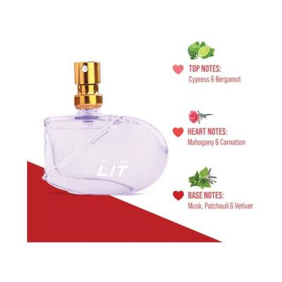 MyGlamm LIT XOXO Fragrance-Feisty 25 ml - Body Mist/Spray