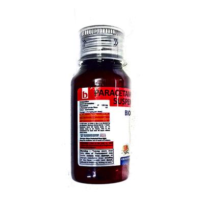 BIOCETAMOL STRAWBERRY FLAVOUR 125 Oral Suspension 60ml - Fever-Ana