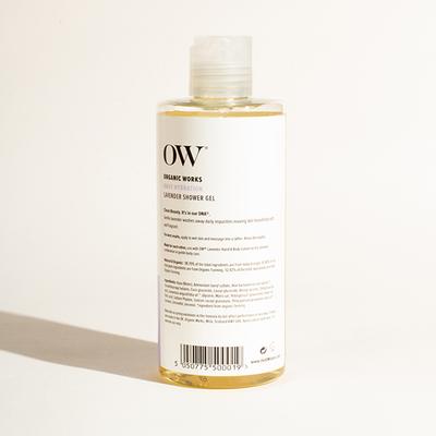 Organic Works Lavender Shower Gel 300 ml - Shower Gels & Body Wash