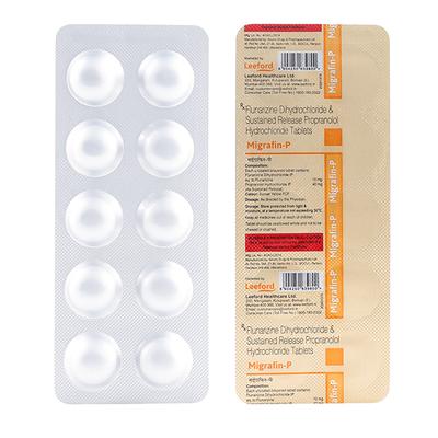MIGRAFIN P Tablet 10's - Migraine