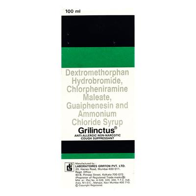 GRILINCTUS Syrup 100ml - Cough And Cold-Cou