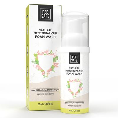 Pee Safe Natural Menstrual Cup Foam Wash 50 ml (N) - Menstrual Cups