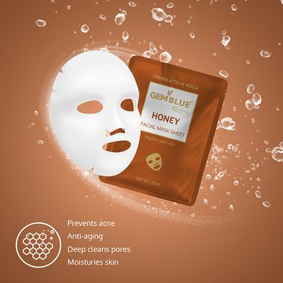 Gemblue Biocare Honey Facial Mask Sheet 20 ml - Sheet Masks