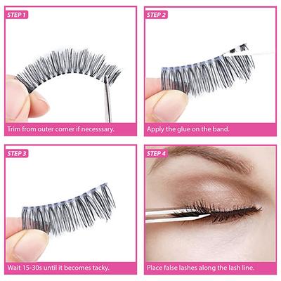 Bronson Professional 3d effect False eyelashes 234 1's - Eyelashes