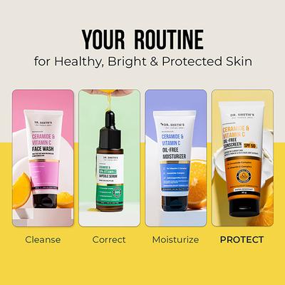 Dr. Sheth's Ceramide & Vitamin C Oil Free Sunscreen 50 gm - Face Sunscreen