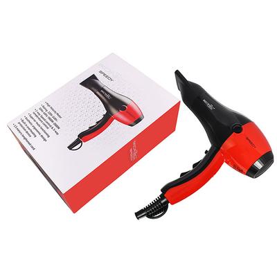 Ikonic Professional Speedy Hair Dryer - Black & Red - Hair Dryers
