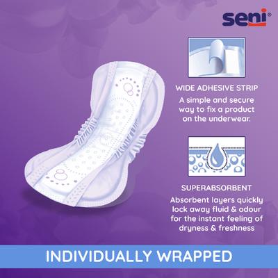 Seni Lady Ultimate Regular Bladder Control Pads (XXXL) 28's - Sanitary Napkins