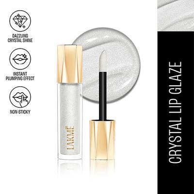 Lakme Glitterati Lip Glaze 301 Crystal Crush 5 ml - Lip Glosses