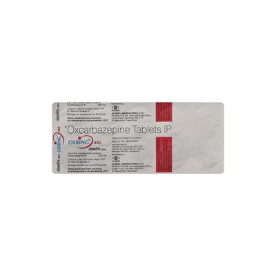 Oxring 450mg Tablet 10'S - Epilepsy/Convulsion-Ant