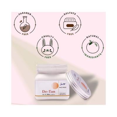 Jeva De Tan Skin Lightening and Tan Removal Face Pack 380 ml - Masks & Peels