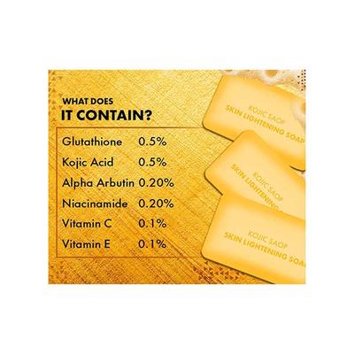 UrbanGabru Kojic Acid Skin Lightening Soap 3's - Soaps