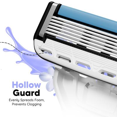 LetsShave Evior 6 Portable Razor (Pack of 1) + Transparent Shave Gel 15ml 1s 1's - Shaving & Hair Removal