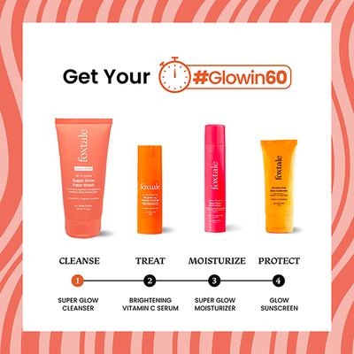 Foxtale Super Glow Face Wash, Reduces Tan, Boosts Glow 150 ml - Face Wash & Cleansers