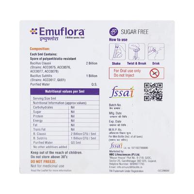 EMUFLORA Suspension 5ml - Diarrhoea-Ant