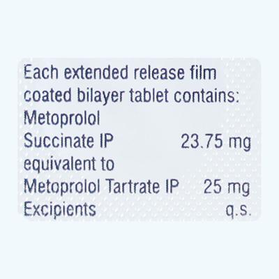 Prolomet XL 25mg Tablet 10'S - Hypertension-Bet