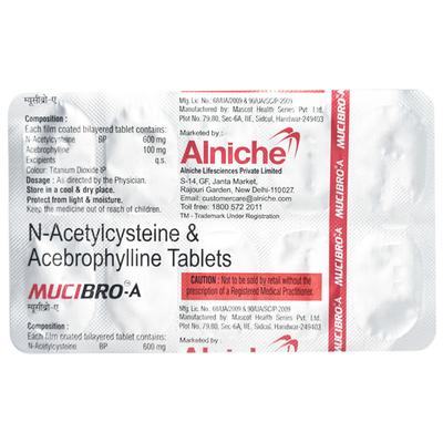 MUCIBRO A Tablet 10's - Asthma/COPD-Ast