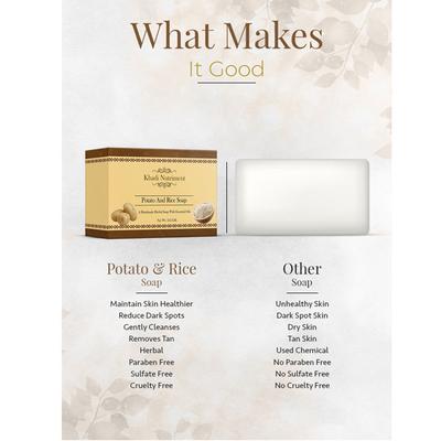 Nutriment, Khadi Nutriment Potato and Rice Soap 125 gm - Soaps