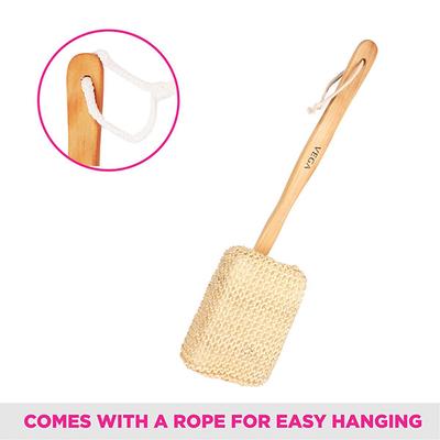 Vega Sisal Sponge Bath Brush (NBA - 1/4) 188 gm - Loofahs & Sponges