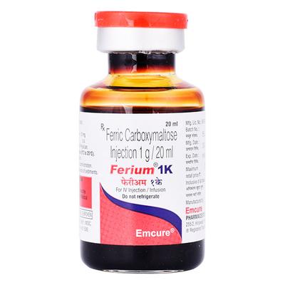 FERIUM 1k Injection 20ml - Iron Supplement/Anaemia-Vma