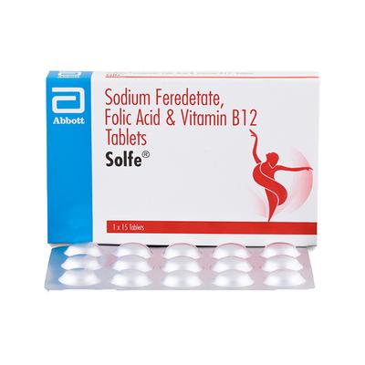 SOLFE Tablet 15's - Iron Supplement/Anaemia-Vma