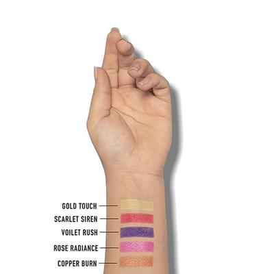 Manish Malhotra Metallic Chalks - Scarlet Siren 3.5 Gm - Eyeshadow, Bases & Primers