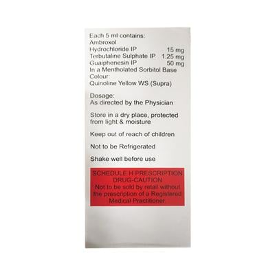 M Solvin Sugar Free Lime and Orange Flavour Expectorant 100ml - Cough And Cold-Cou