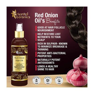 Oriental Botanics Red Onion Hair Shampoo + Red Onion Hair Oil 300 ml - Hair Oils