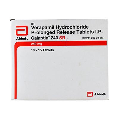 CALAPTIN 240 SR Tablet 15's - Hypertension-Cal