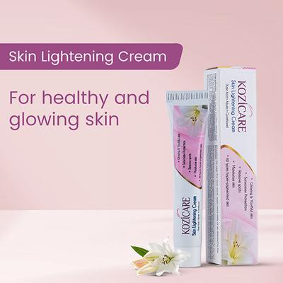 Kozicare Kojic Acid, Arbutin,Glutathione Skin Lightening Cream 15 gm - Lotions & Creams